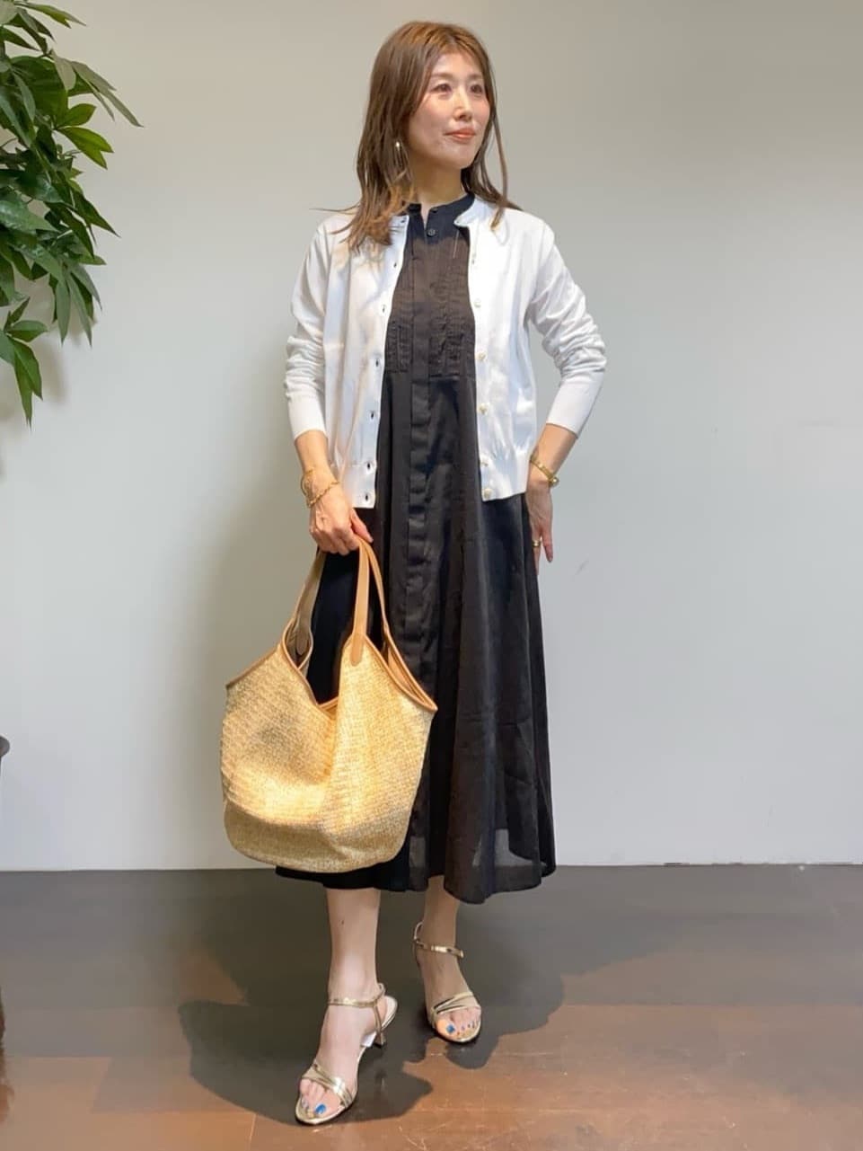 tomoさんの「UNTITLED｜【ステンレス】レイヤードチェーンネックレス」を使ったコーディネート