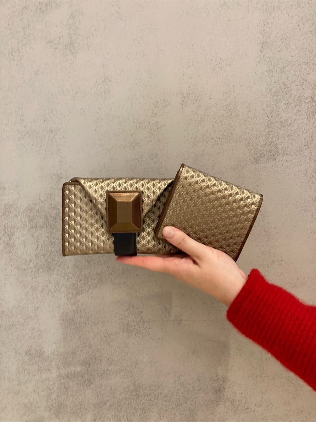 Cさんの「HIROKO HAYASHI｜CARATI（カラーティ）マルチ財布」を使ったコーディネート