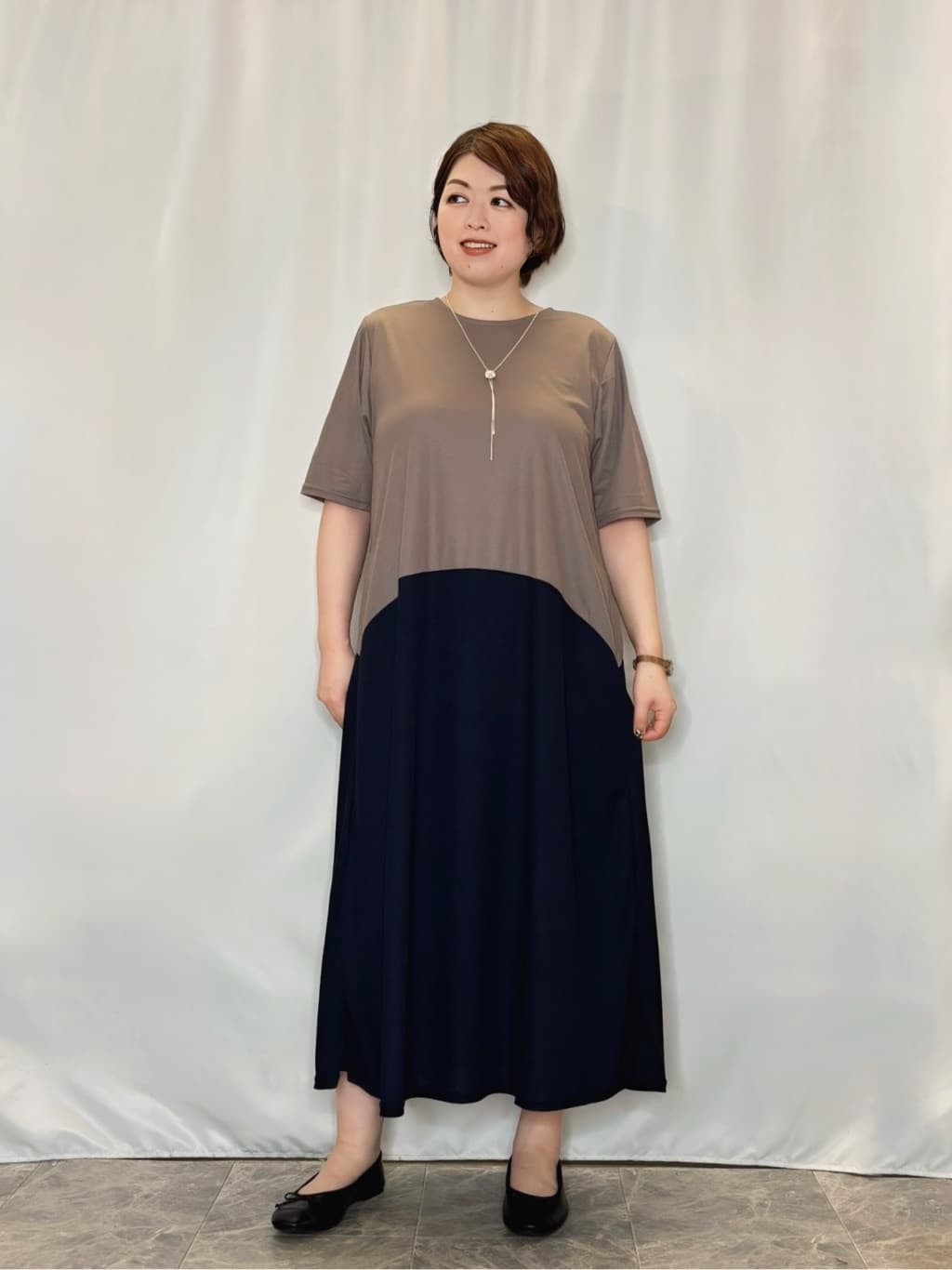 たみさんの「SHOO･LA･RUE｜【洗濯機可/S-LL】さっと羽織れる 軽量リブブルゾン」を使ったコーディネート
