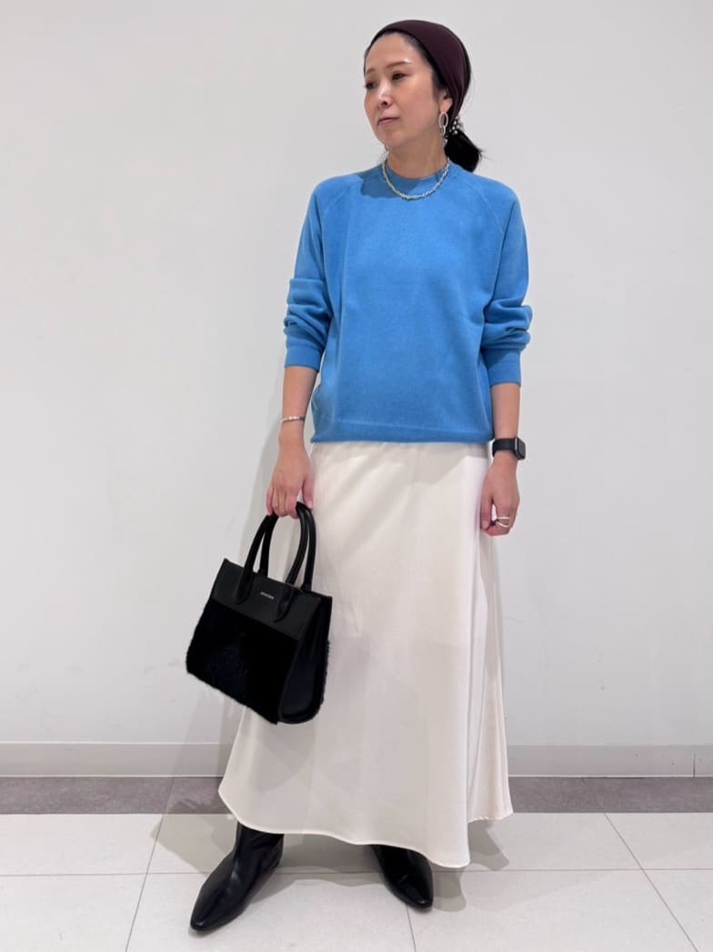 MIYAKAWAさんの「DRESSTERIOR｜◆【洗える/7色展開】ウォッシャブルコットンカシミヤニット」を使ったコーディネート