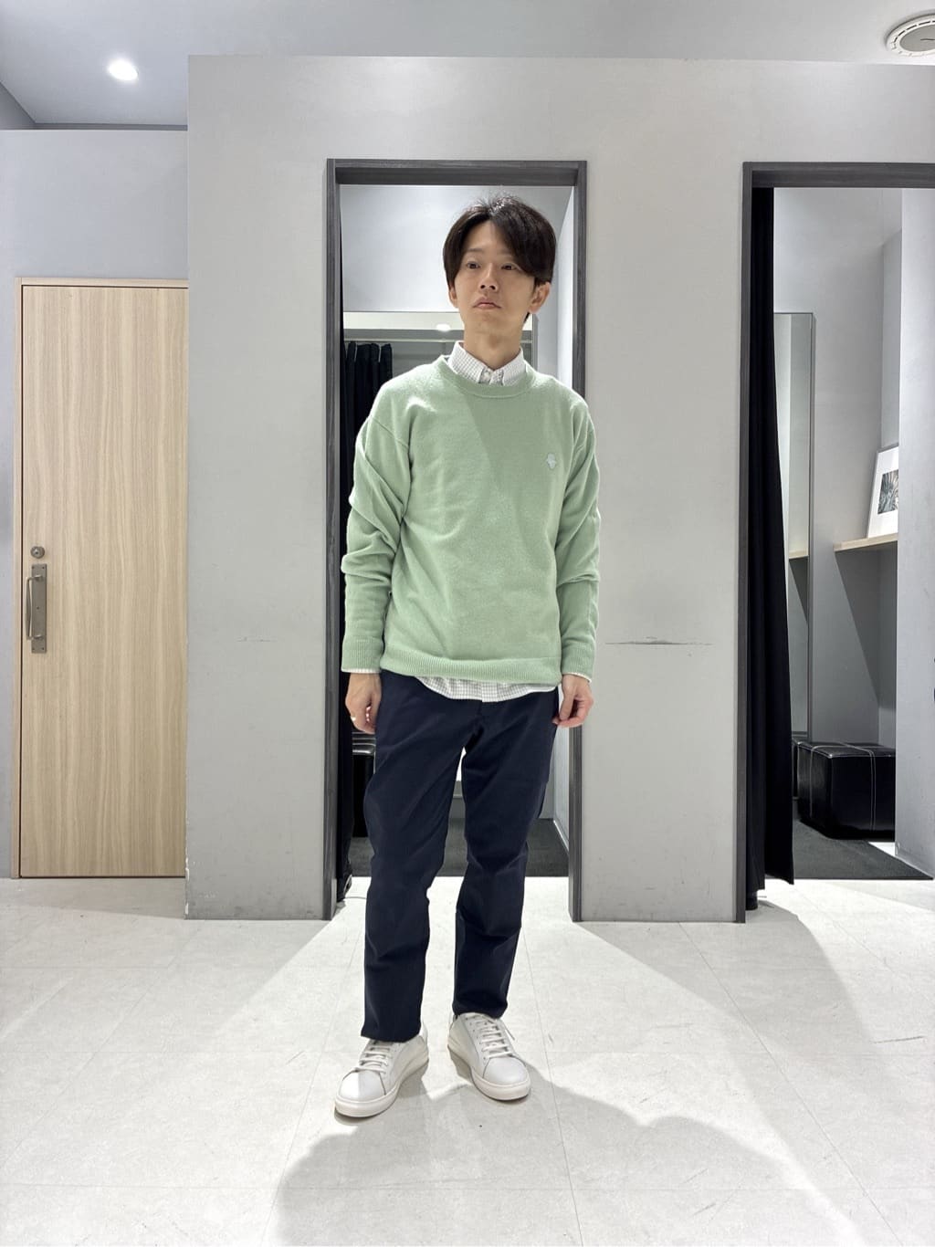 わいずみさんの「TAKEO KIKUCHI｜カシミヤブレンド ビーバー調チェスターコート」を使ったコーディネート