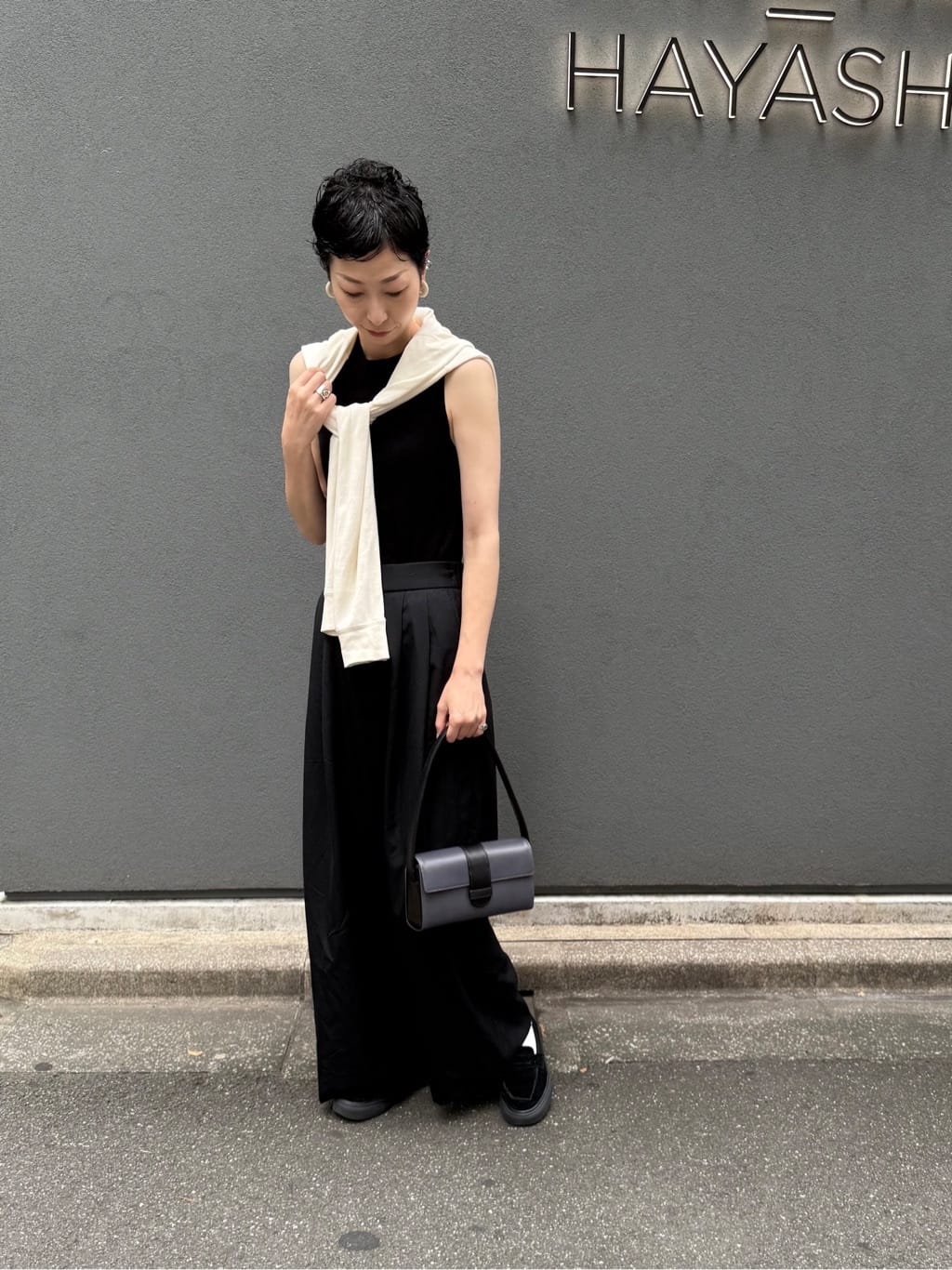 Kさんの「HIROKO HAYASHI｜PRATICO（プラティコ）ハンドバッグ」を使ったコーディネート