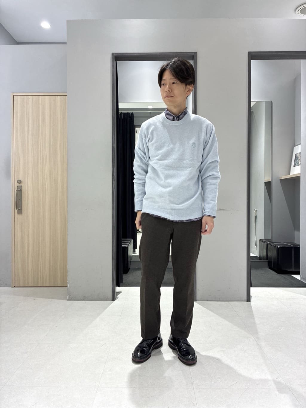 わいずみさんの「TAKEO KIKUCHI｜【JUST ONE LAYER】ダウンファブリック ジップアップ フード ブルゾン」を使ったコーディネート