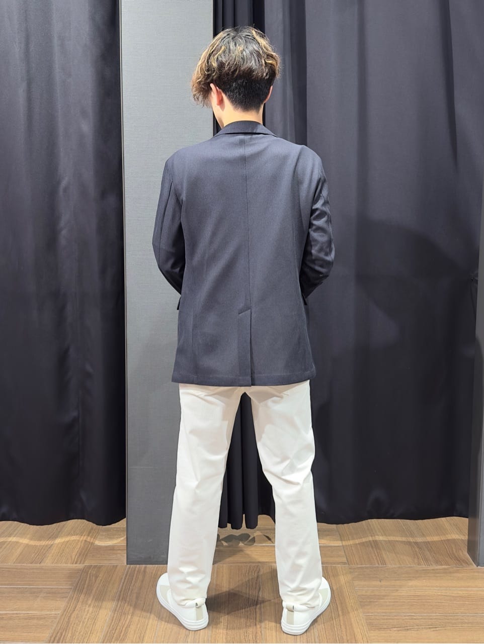 tomoyaさんの「THE SHOP TK｜シャリルジャージ ジャケット　洗濯機OK/吸水速乾/イージーケア/セットアップ可」を使ったコーディネート