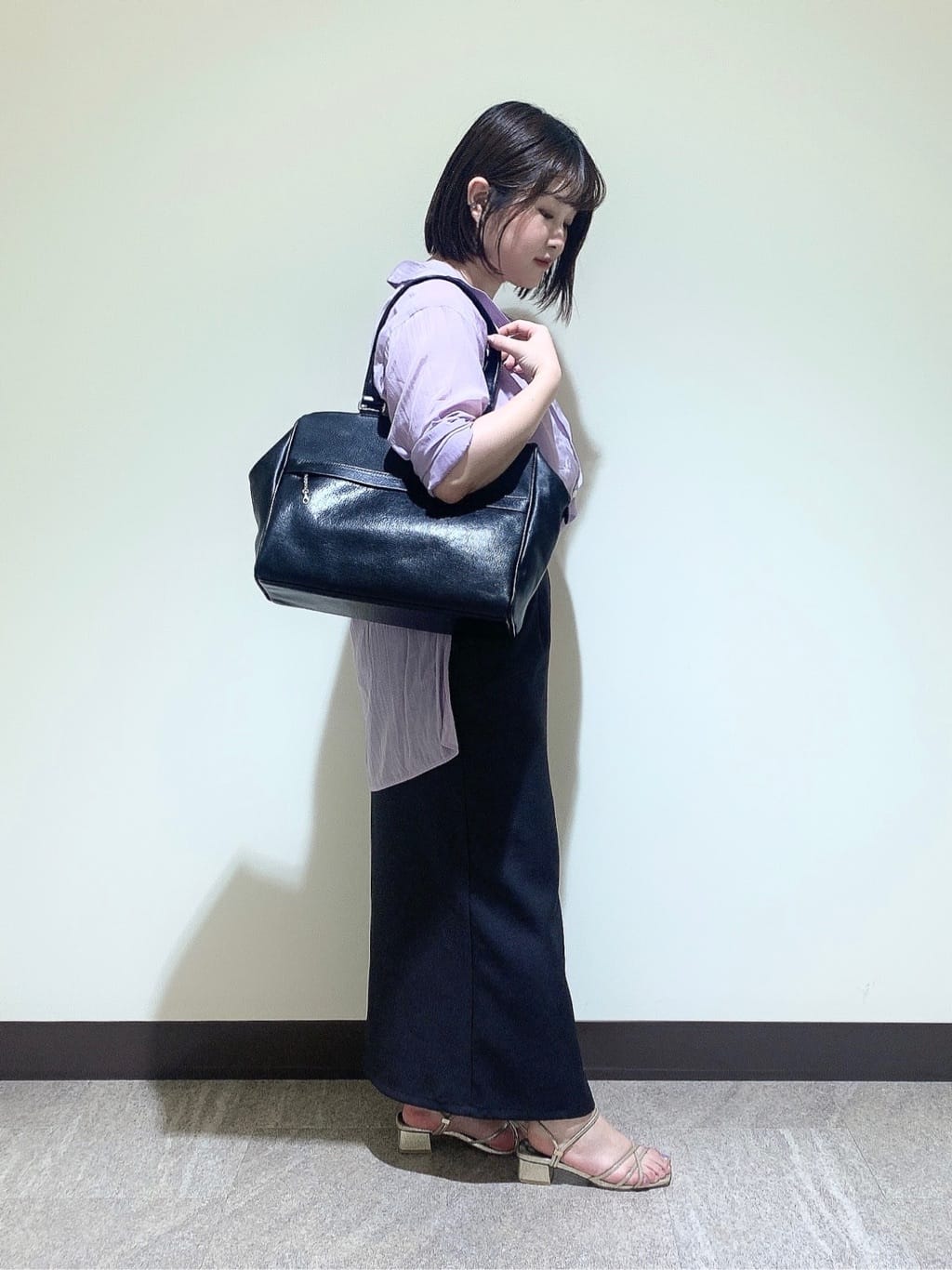 mさんの「HIROKO HAYASHI｜FOGLIO（フォーリオ）ボストンバッグ」を使ったコーディネート