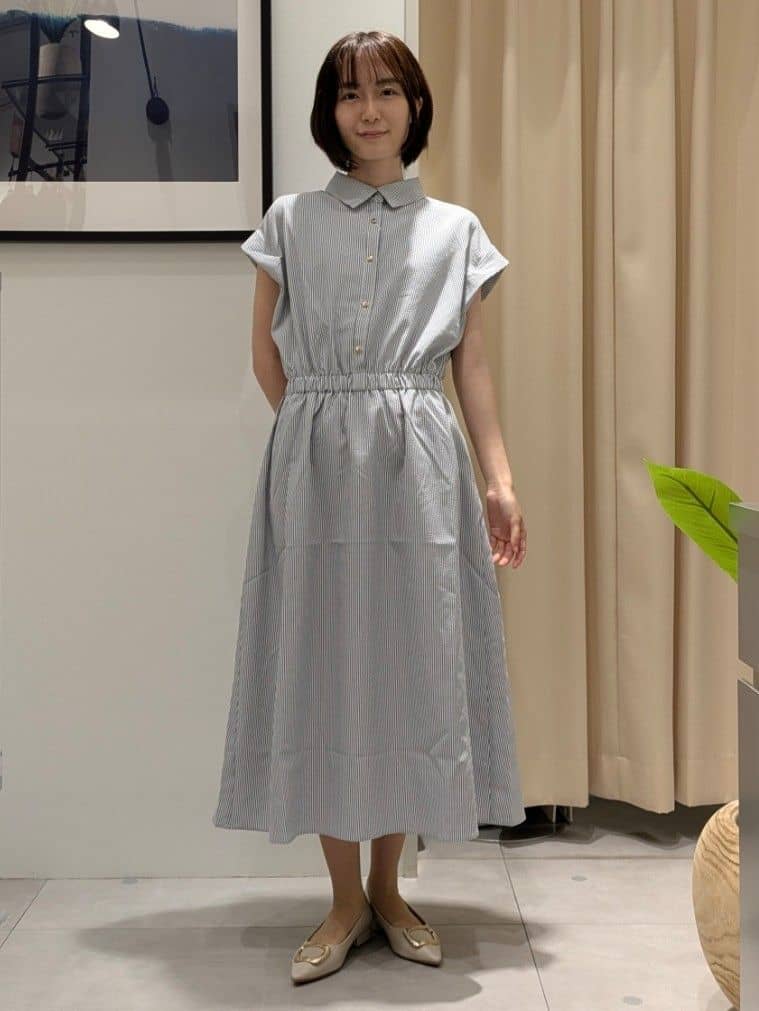 なめさんの「THE SHOP TK｜サッカーワンピース【洗濯機OK/UVカット】」を使ったコーディネート