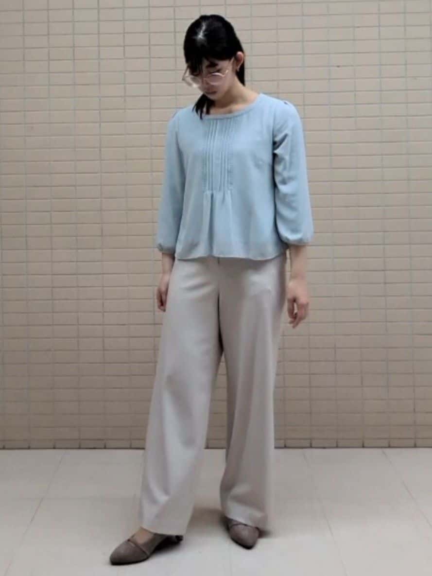 ひまりさんの「Reflect｜【SS-4Lサイズ】ピンタック&times;スカラレースブラウス」を使ったコーディネート