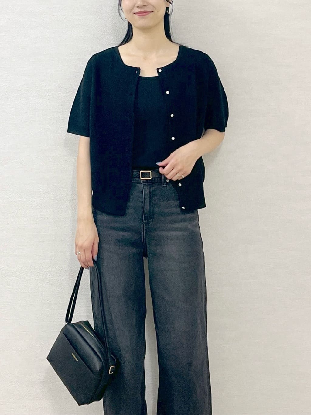 sachikoさんの「OPAQUE.CLIP｜リブタンクトップ【洗濯機洗い可】」を使ったコーディネート