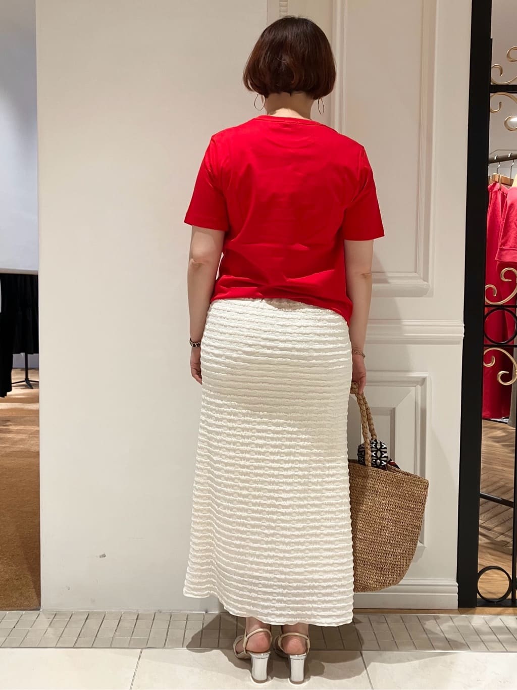 TAJIさんの「DRESSTERIOR｜◆【接触冷感/抗菌防臭/消臭】アイスクリアコットンTシャツ」を使ったコーディネート
