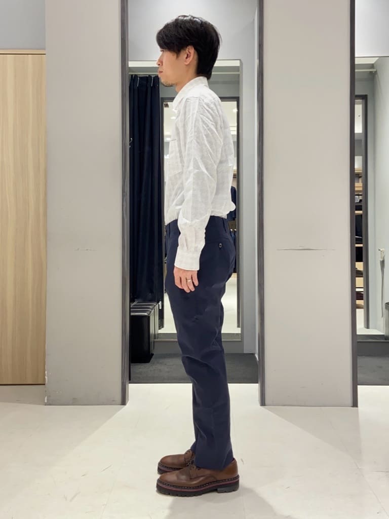 わいずみさんの「TAKEO KIKUCHI｜【360&deg;ストレッチ／セットアップ対応】None Of Stress ジャケット」を使ったコーディネート