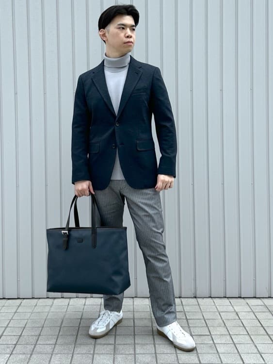 イッシーさんの「TAKEO KIKUCHI｜【None Of Stress】ストレッチ ダウンブルゾン」を使ったコーディネート