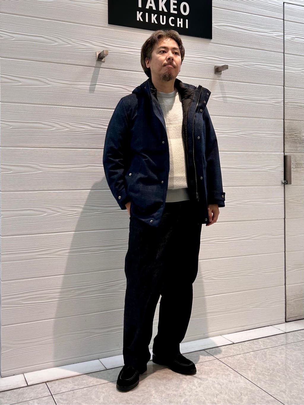 すーさんの「TAKEO KIKUCHI｜【3WAY】ジャカード グレンチェック ダウンライナー ブルゾン」を使ったコーディネート
