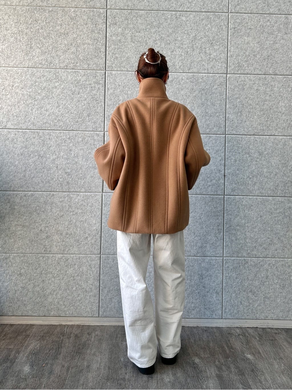 harunaさんの「CODE A｜M cloudy over V pullover」を使ったコーディネート
