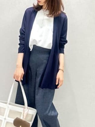 Miwaさんの「UNTITLED｜◆【接触冷感/UV機能/遮熱】ジャージカーディガン」を使ったコーディネート