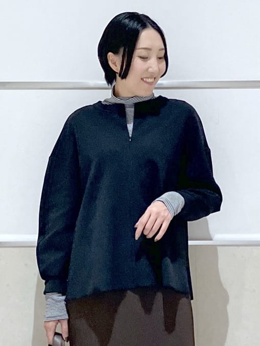 eriko さんの「Dessin｜【撥水・2WAY】ミュラーダウンコートミドル丈」を使ったコーディネート