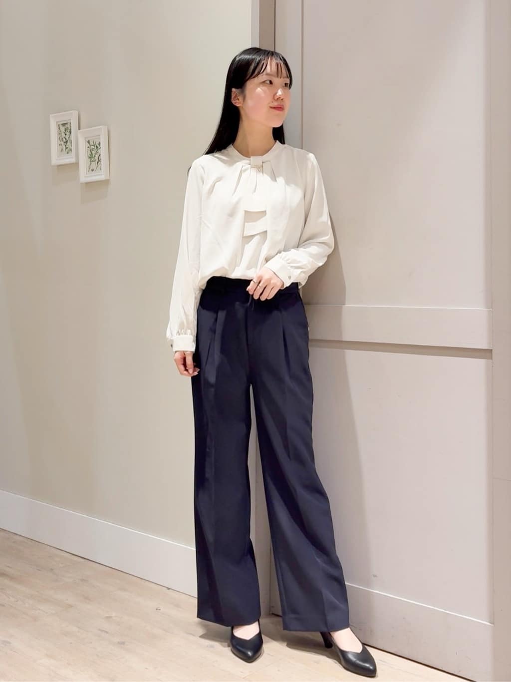 Mayuさんの「grove｜【マシンウォッシュ／防シワ/SS-3L】ストレッチノーカラージャケット」を使ったコーディネート