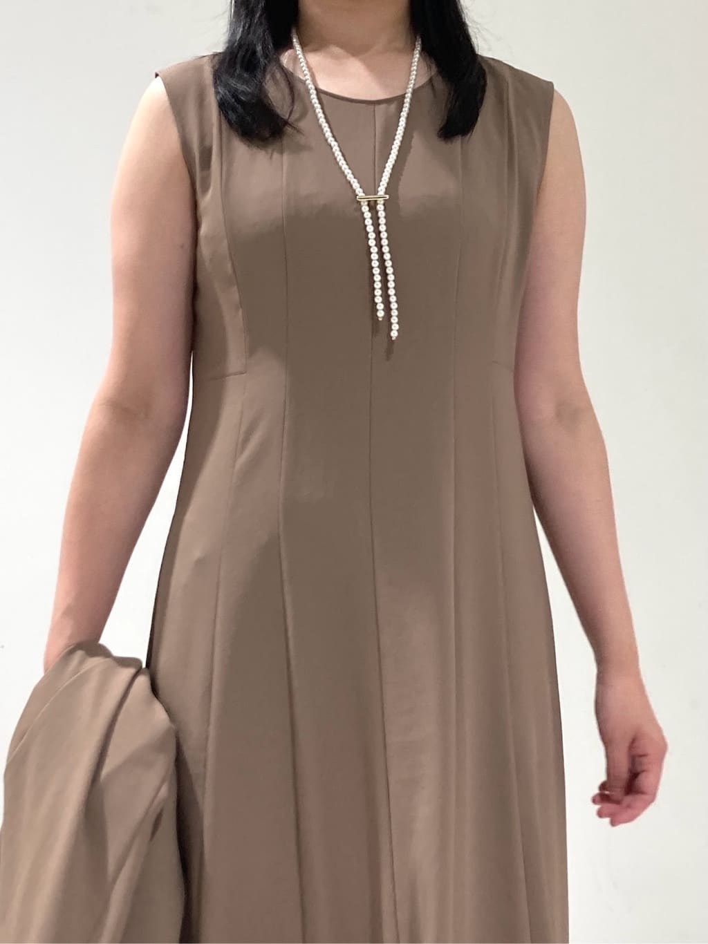 momokoさんの「INDIVI｜【軽く羽織れる！】ダブルジャケット」を使ったコーディネート