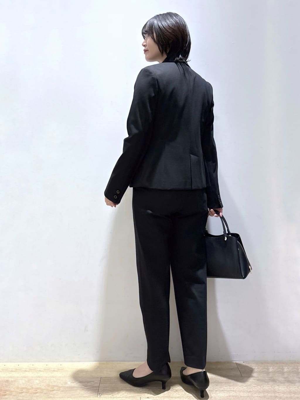 mizukiさんの「index｜《5色展開／XS-LLサイズ》ストレッチテーラードジャケット／セットアップ対応【イージーアイロン】」を使ったコーディネート