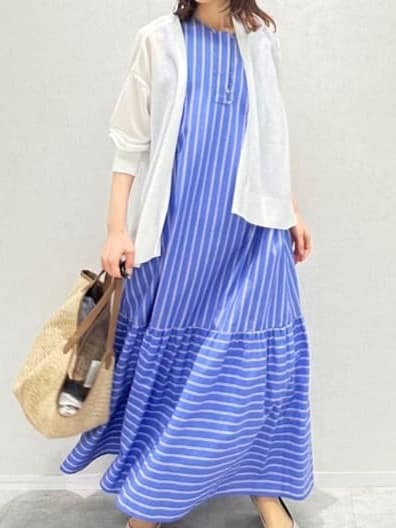 Miwaさんの「UNTITLED｜フープトップネックレス」を使ったコーディネート