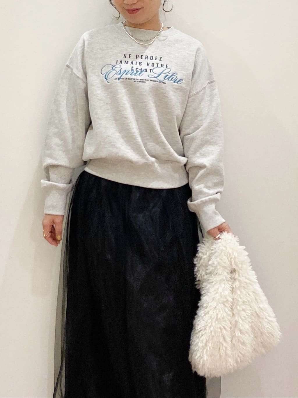 risayanさんの「OPAQUE.CLIP｜裏毛プリント刺繍ロゴ【洗濯機OK】」を使ったコーディネート