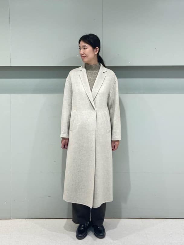 hitomiさんの「UNTITLED｜【8色展開/洗える】ウールカシミヤ ハイネックニット」を使ったコーディネート