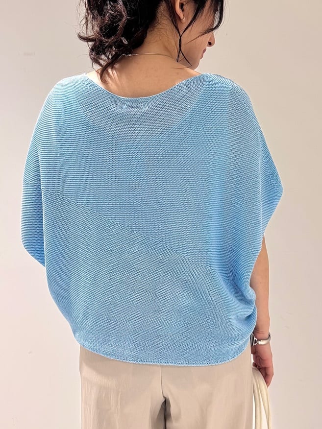 そんさんの「INDIVI｜【洗える／清涼感】コクーンシルエットニット」を使ったコーディネート