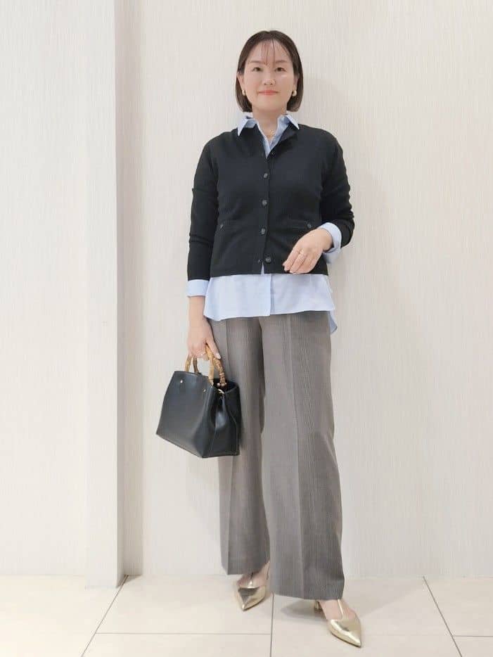 naokoさんの「UNTITLED｜【セットアップ可】ウールライク ダブルブレストジャケット」を使ったコーディネート