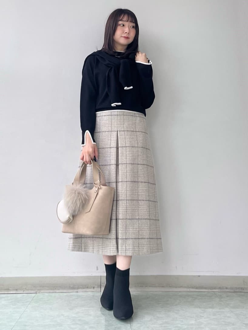 KAHOさんの「UNTITLED｜【アンサンブル可/洗える】ウォームスパンニット」を使ったコーディネート