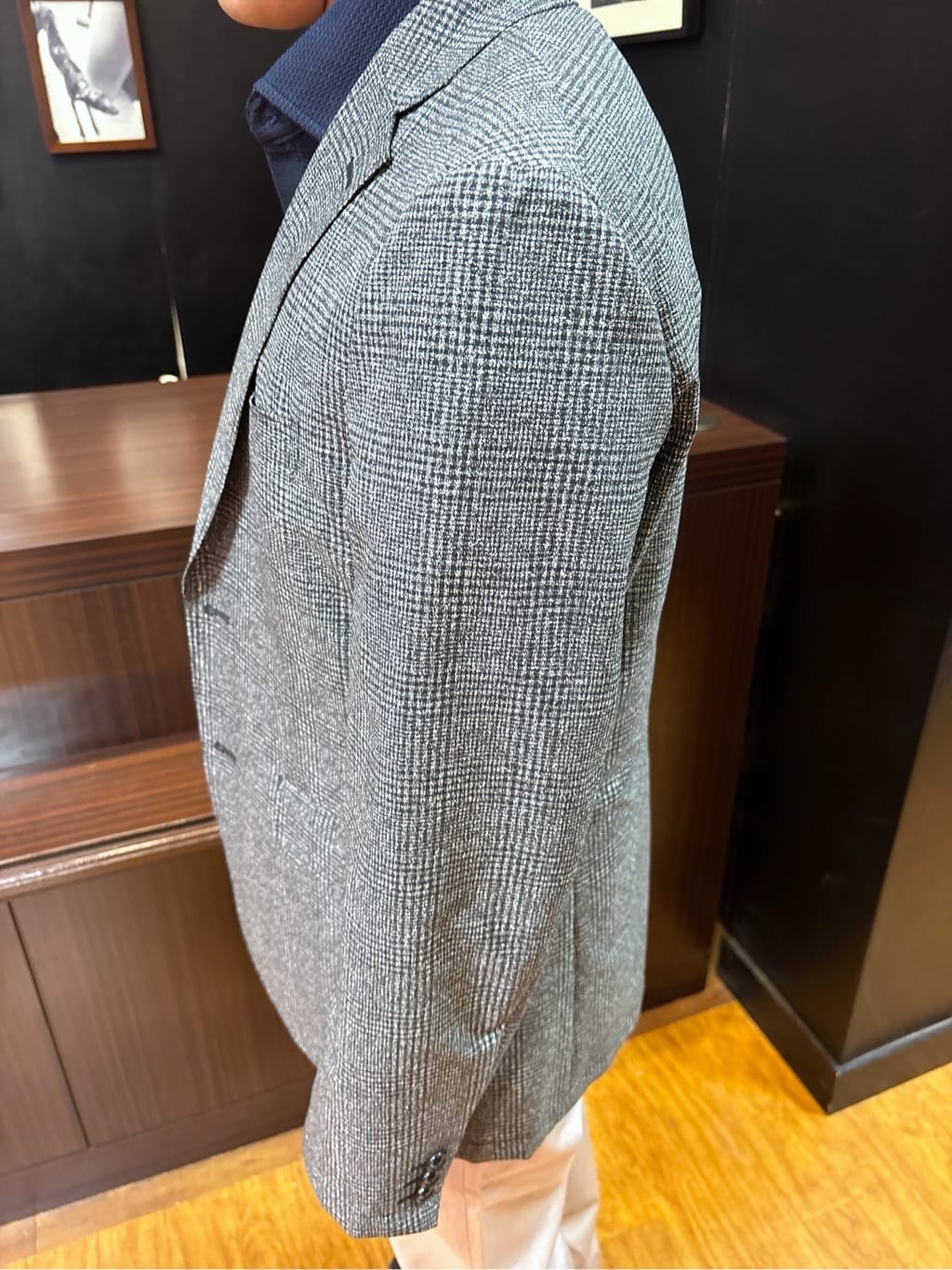 KEIさんの「TAKEO KIKUCHI｜【抗菌防臭】COOL DOTS（R）ドビープリント ジャケット」を使ったコーディネート
