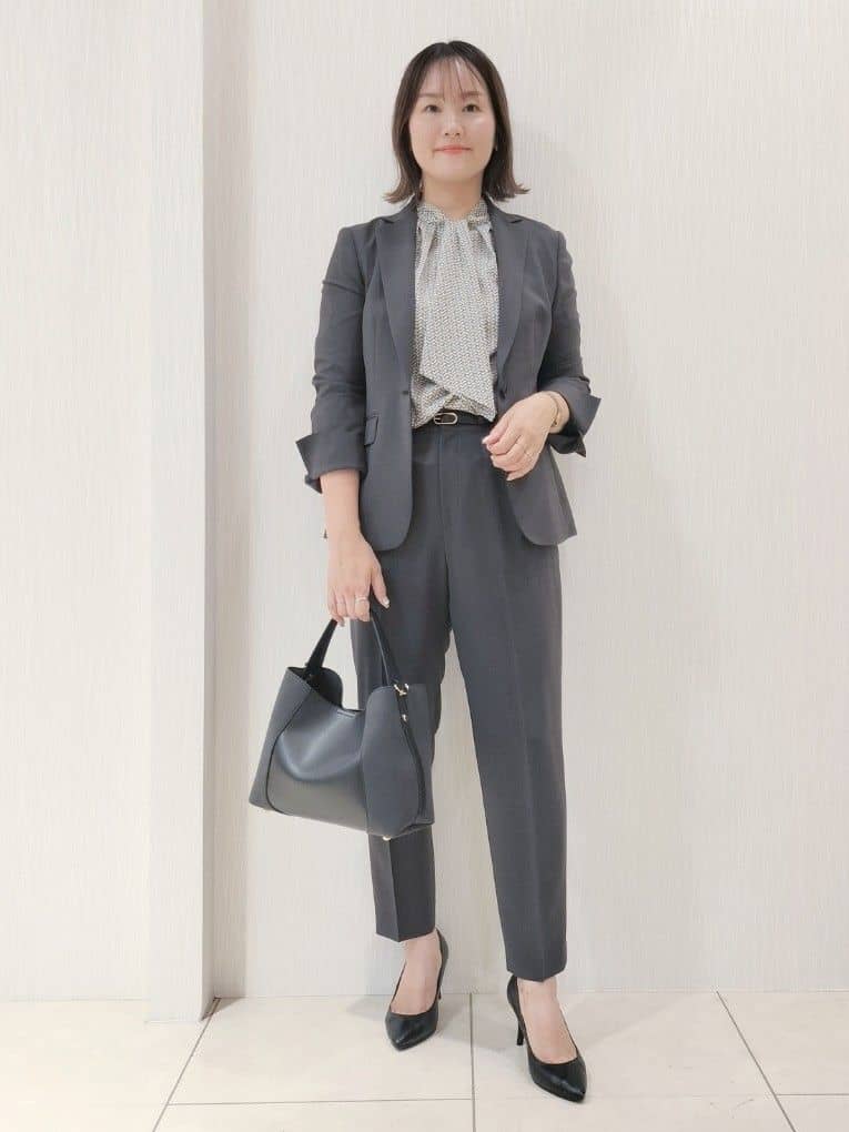 naokoさんの「UNTITLED｜【ジャージ素材】インナードッキングシアーカットソー」を使ったコーディネート