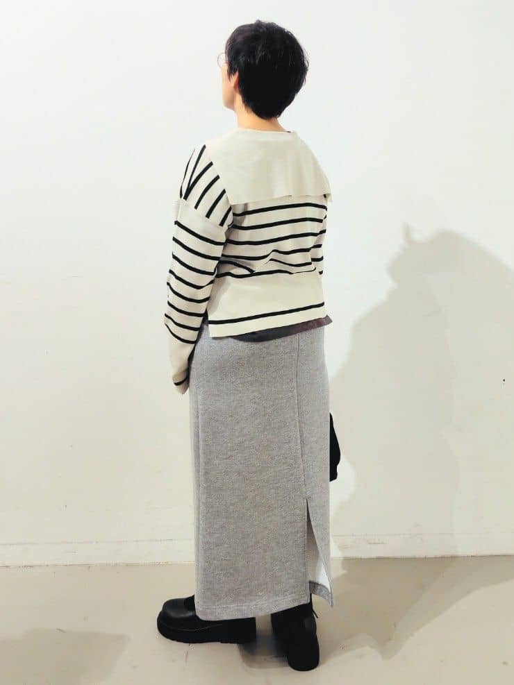 kodamaさんの「THE SHOP TK｜◆セーラーカラートップス【洗える】」を使ったコーディネート
