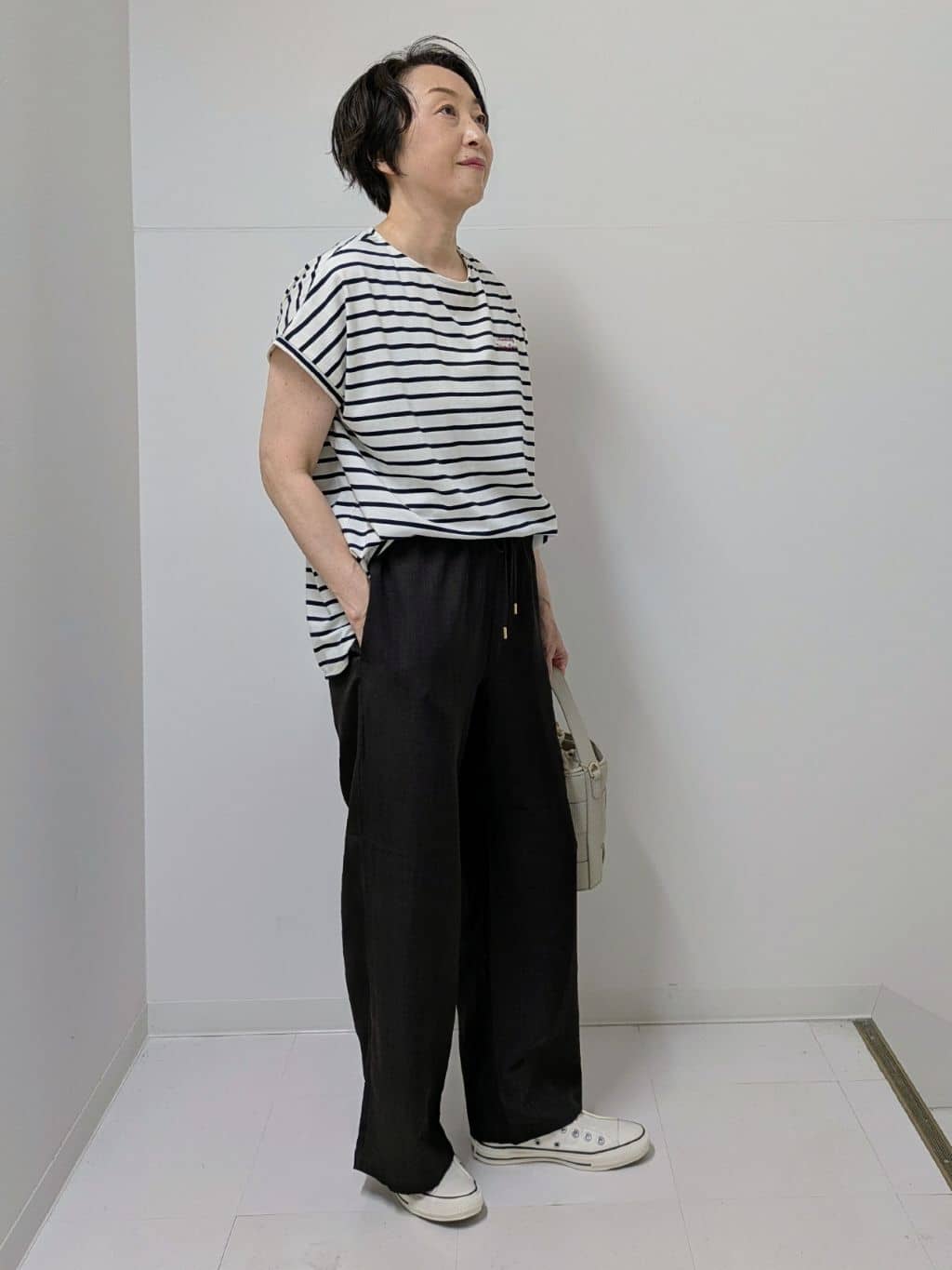 Asaさんの「Dessin｜【2WAY】メッシュバケツBAG」を使ったコーディネート