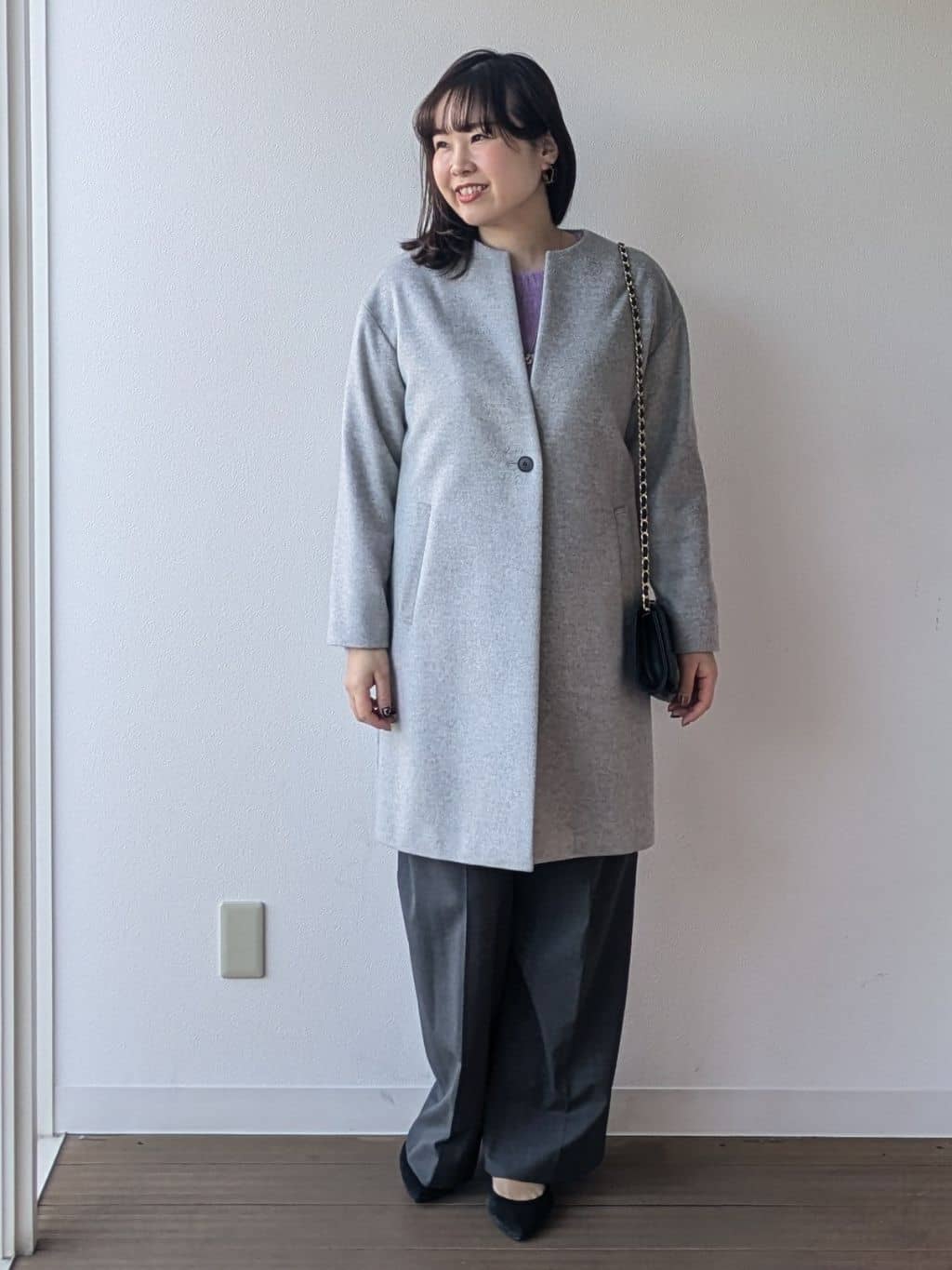 なみきさんの「UNTITLED｜【ゆったり】アルパカ混シャギーニット」を使ったコーディネート