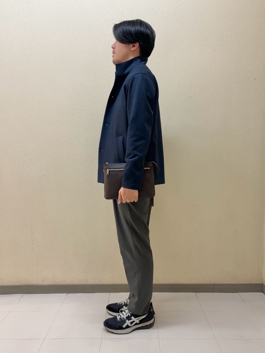 及川さんの「TAKEO KIKUCHI｜【DOWN FABRIC】ダウンファブリック スタンドカラーブルゾン」を使ったコーディネート