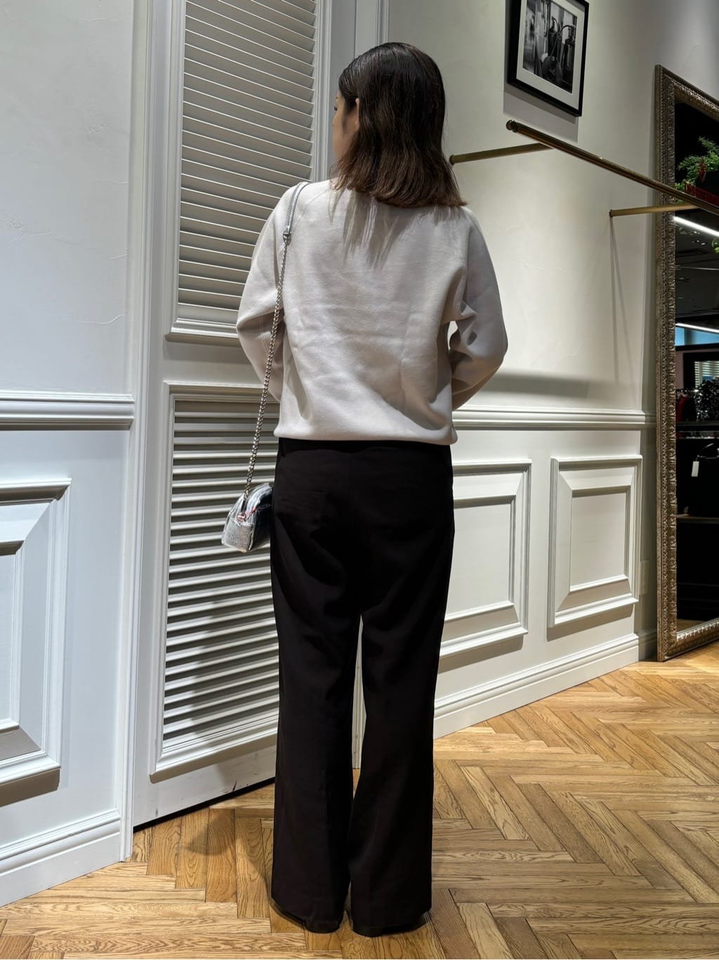 Mgmさんの「DRESSTERIOR｜◆【洗える/7色展開】ウォッシャブルコットンカシミヤニット」を使ったコーディネート