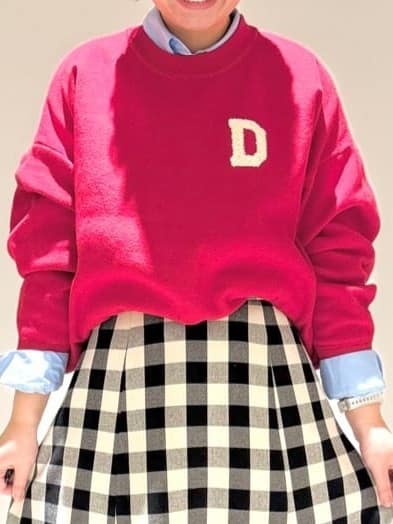 Liriさんの「Dessin｜【洗える】チェック柄起毛フレアスカート」を使ったコーディネート