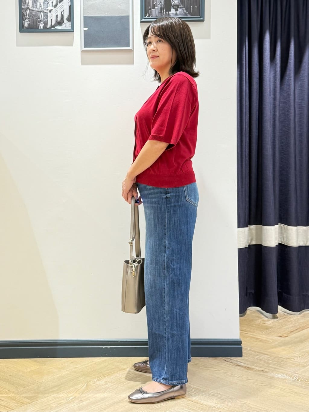 Lilyさんの「grove｜最終お値下げ！！【人間工学】つつまれフィットバレエシューズ （抗菌防臭加工裏地使用）」を使ったコーディネート