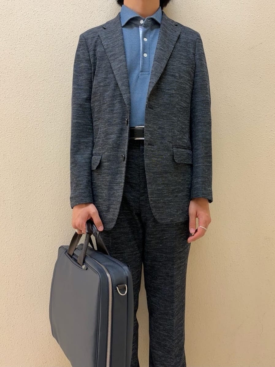 及川さんの「TAKEO KIKUCHI｜【尾州織】リネンブレンド メッシュ ジャケット」を使ったコーディネート
