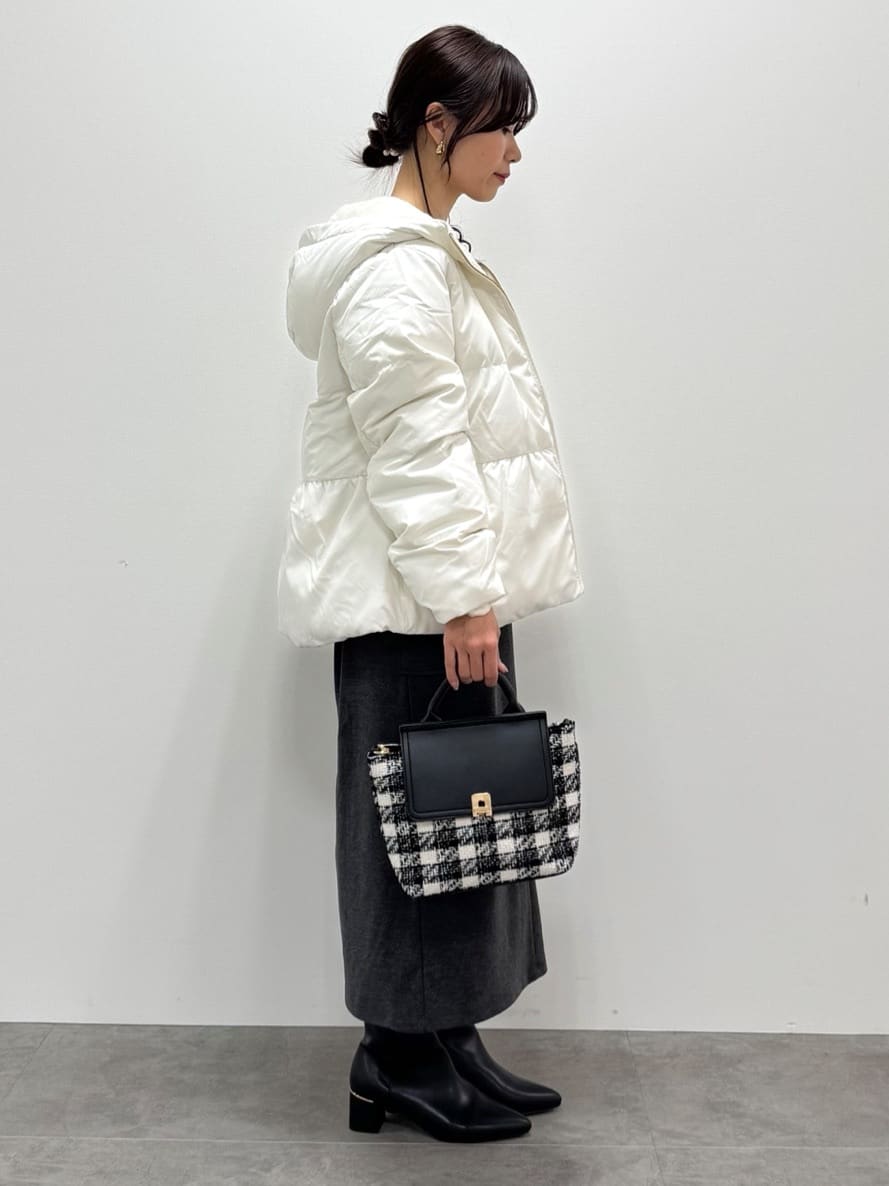 kozuさんの「index｜ビジュークルーネックカーディガン【洗濯機OK】」を使ったコーディネート