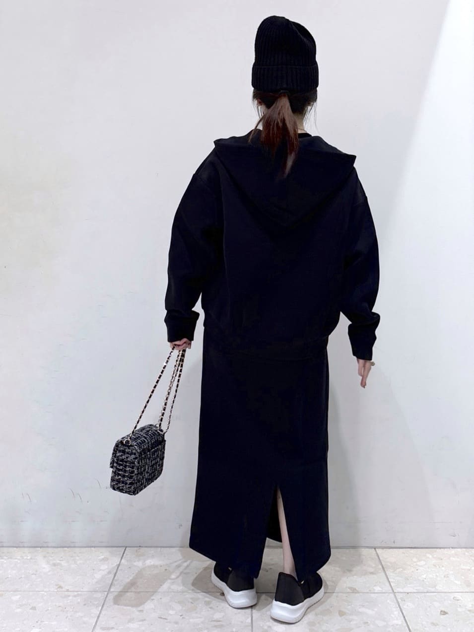 mameさんの「OPAQUE.CLIP｜フロッキーチュールTシャツ【洗濯機洗い可】」を使ったコーディネート