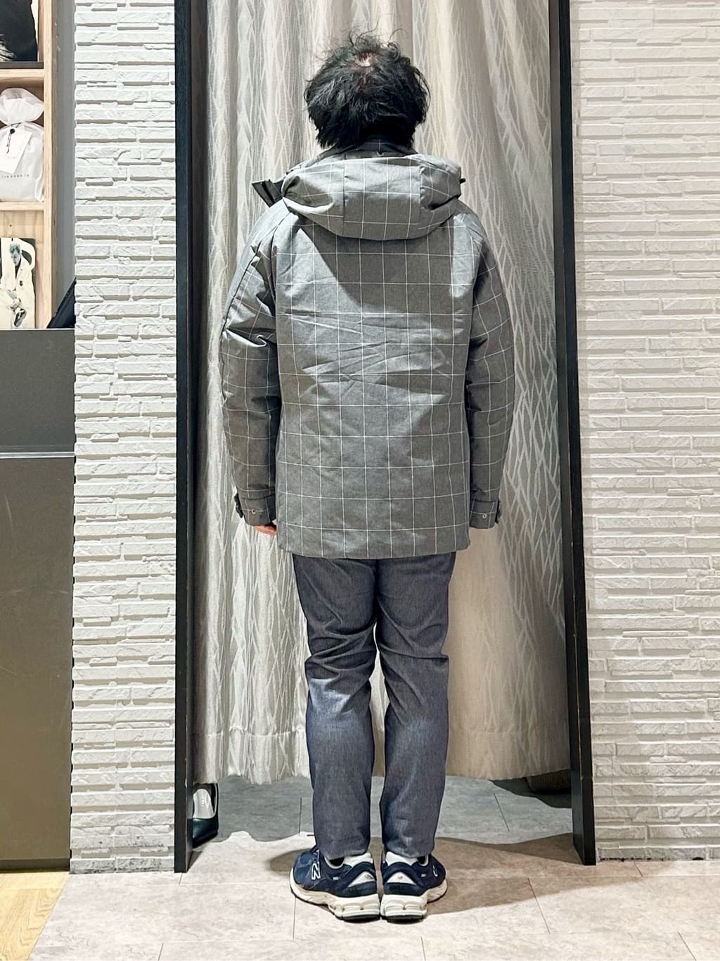 KENJI Iさんの「THE SHOP TK｜【軽くて、暖かい】SORONA／ソロナ 中綿ブルゾン 防風/軽量/洗濯機OK/フード脱着可」を使ったコーディネート