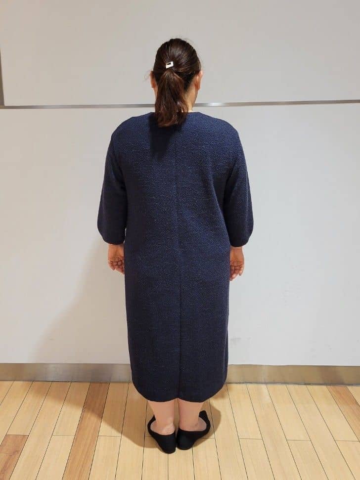 TAKAさんの「UNTITLED｜【洗える/ストレッチ】ツイードジャージワンピース」を使ったコーディネート