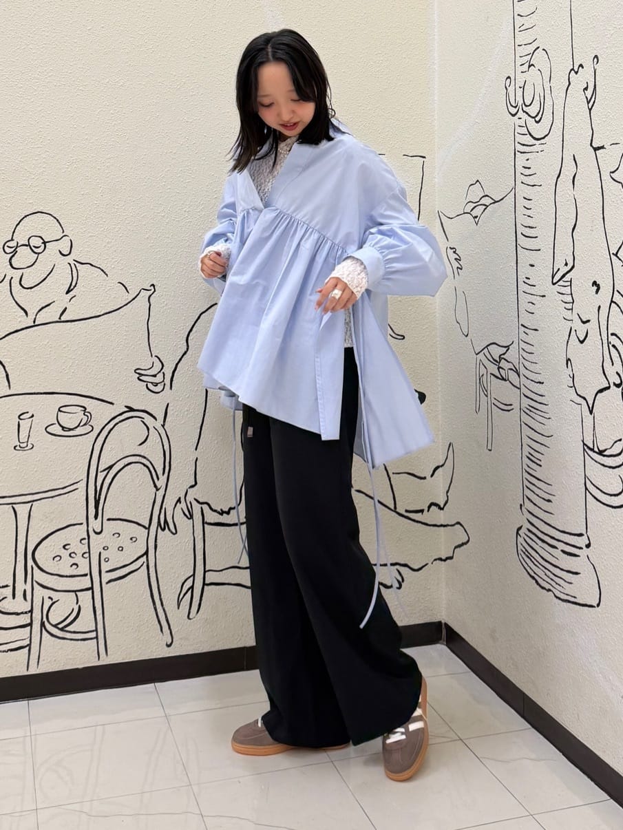 YUKAさんの「UNTITLED｜【PROTAGPNISTA】FLAIR SHIRT」を使ったコーディネート