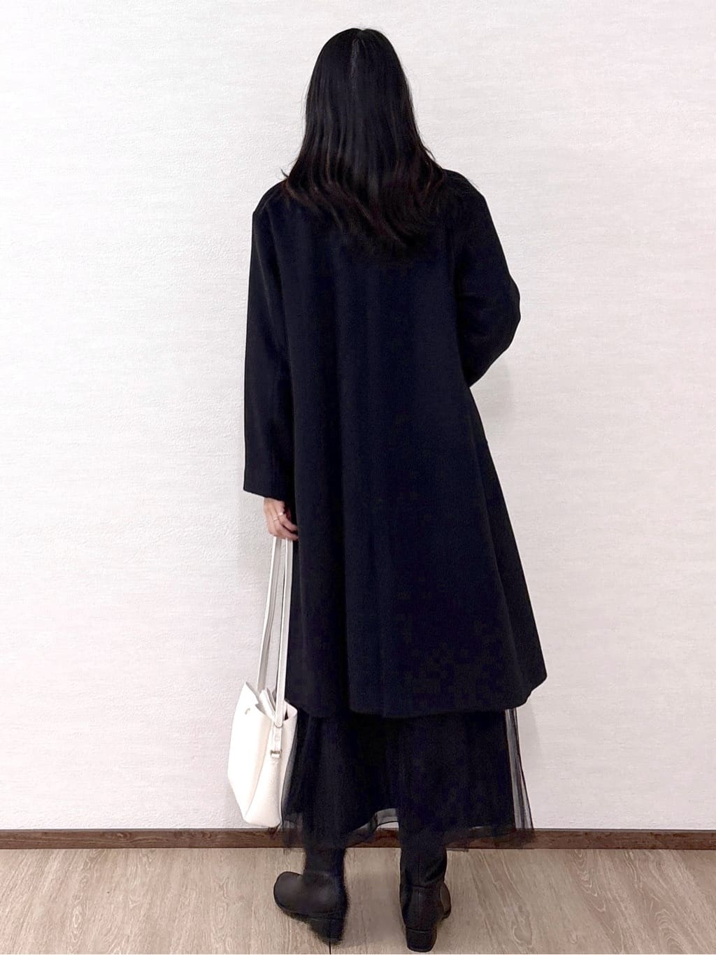sachikoさんの「OPAQUE.CLIP｜カシミヤブレンドウールチェスターコート」を使ったコーディネート