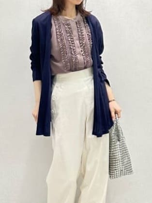Miwaさんの「UNTITLED｜◆【接触冷感/UV機能/遮熱】ジャージカーディガン」を使ったコーディネート