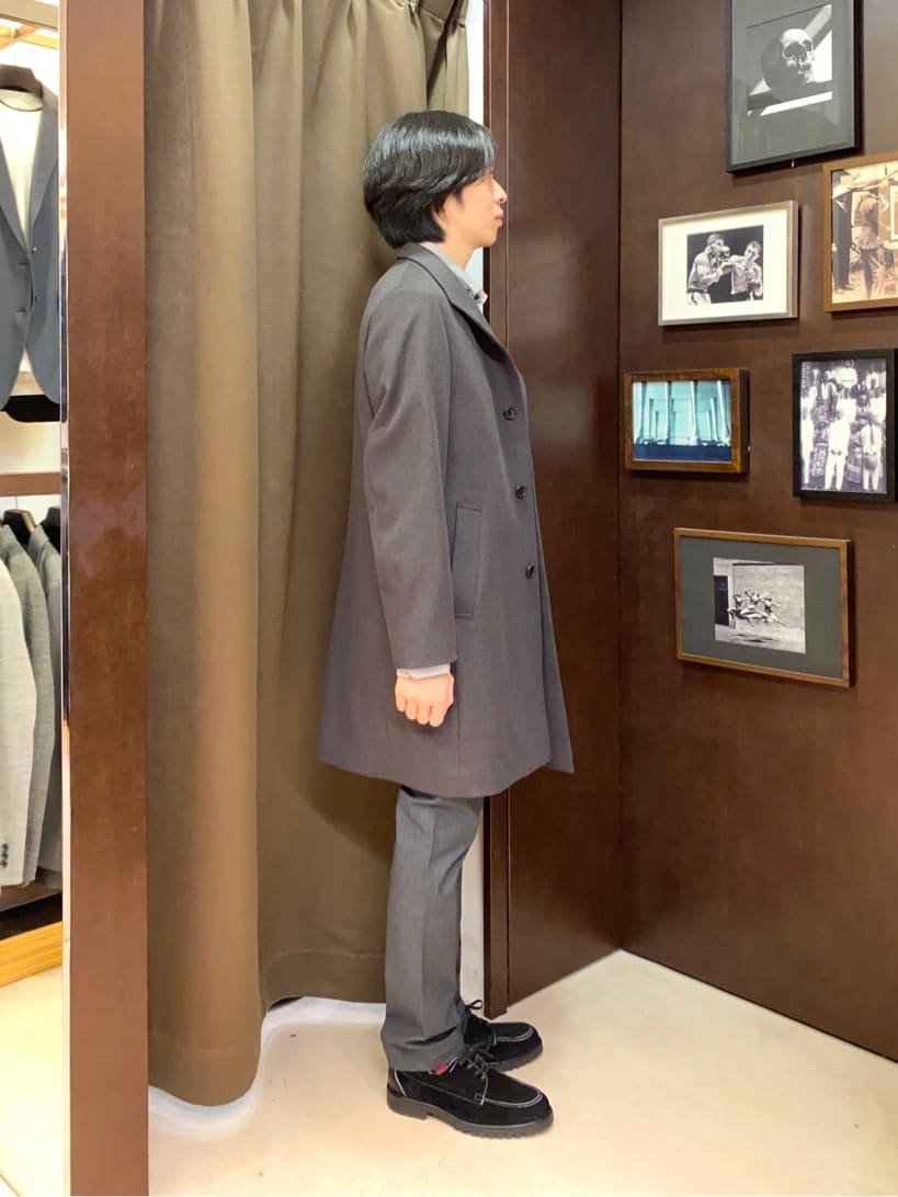 コバヤシさんの「TAKEO KIKUCHI｜【Made in JAPAN】播州織 ヘリンボン ストレート パンツ」を使ったコーディネート