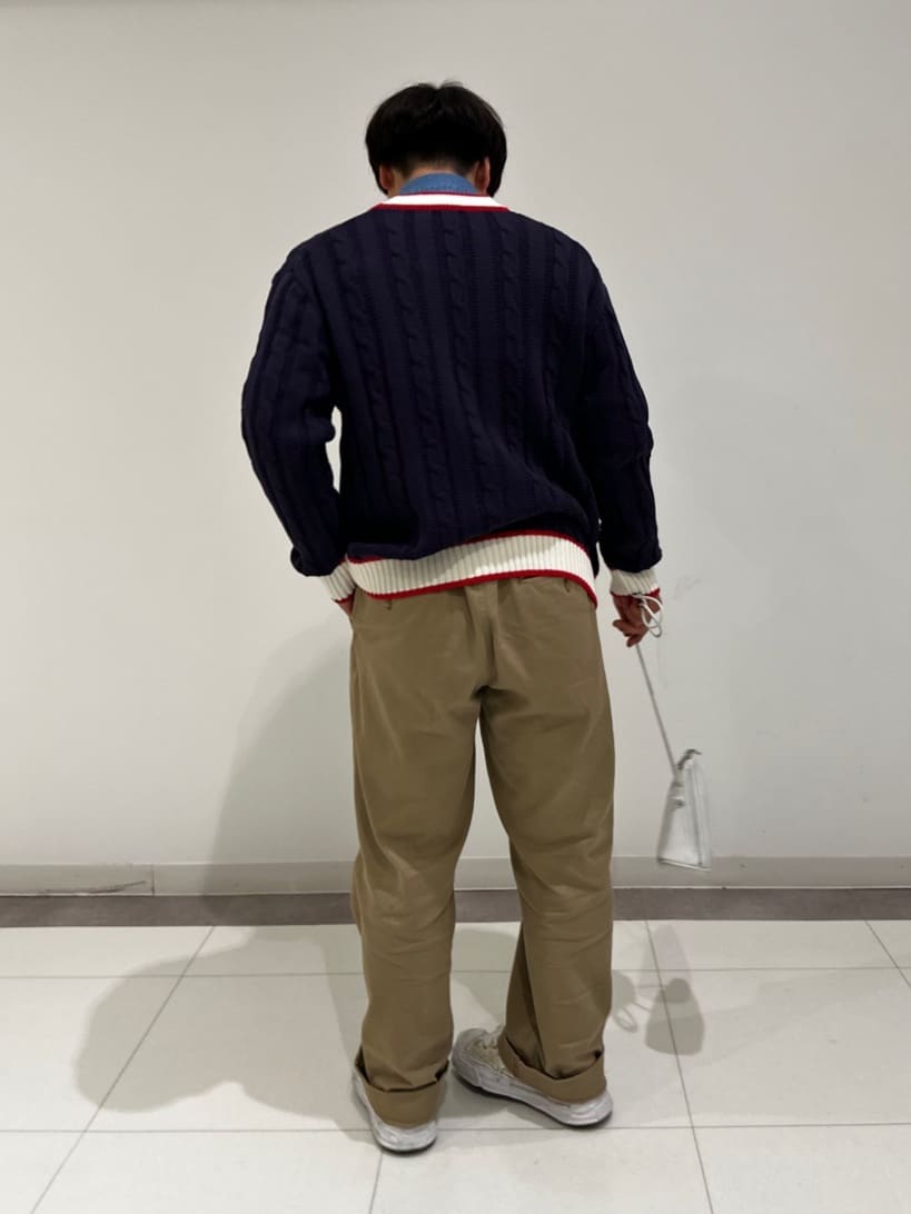 MATSUBARAさんの「DRESSTERIOR｜スプリングチルデン ニットロンドンカーディガン」を使ったコーディネート