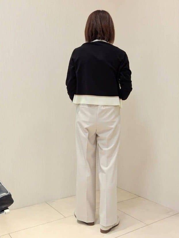u-macoさんの「UNTITLED｜【アンサンブル可/ジャケット風】ウールミラノリブカーディガン」を使ったコーディネート