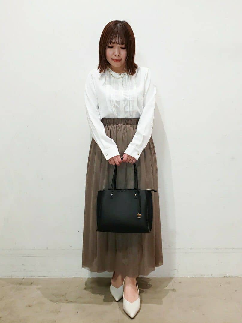 TSUCHIYAさんの「SHOO･LA･RUE｜◆【S-3L】セレモニーからデイリーにも 軽くて柔らかくて着心地の良い カットツイードジャケット」を使ったコーディネート