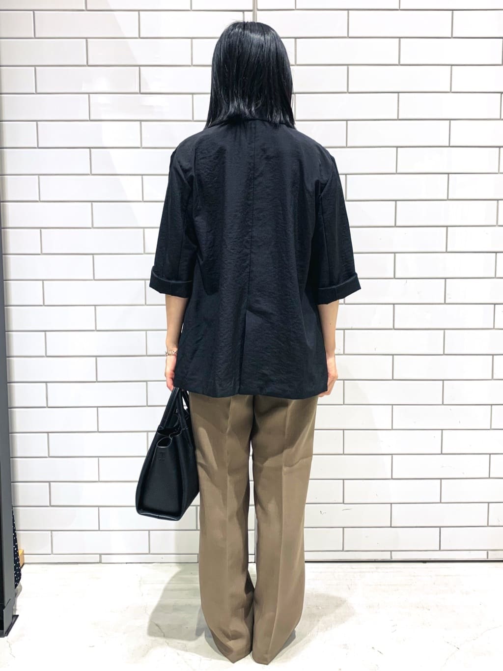 matsuさんの「OPAQUE.CLIP｜リネンライクダブルジャケット【洗える】」を使ったコーディネート